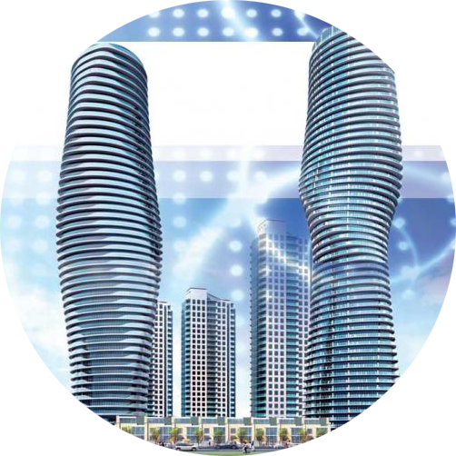 Concept Art Of Marilyn Monroe Towers In Mississauga Ontario